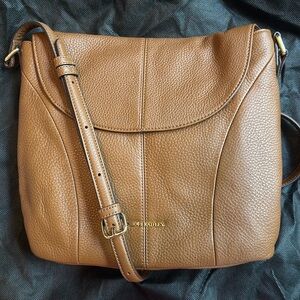 NWT Vera Bradley Meredith Crossbody Cognac Leather